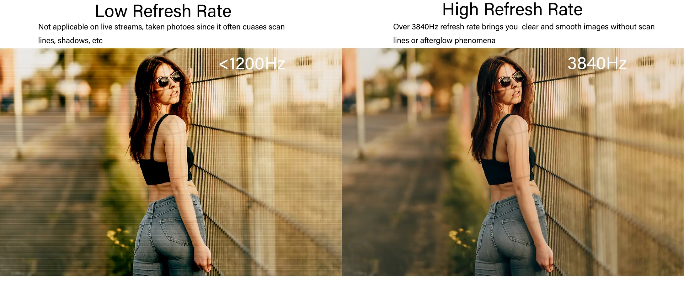 High vs low refresh rate