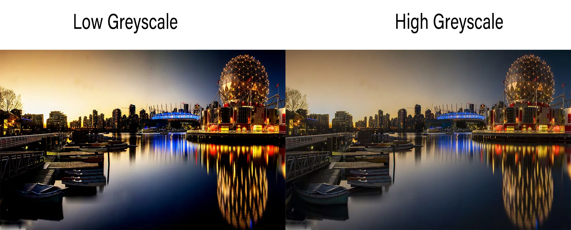 High Greyscale vs Low Greyscale